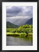 Framed Coastal Marsh Triptych III