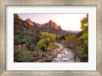 Framed Sunset on the Watchman I