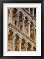 Framed Architecture Shot of Leaning Tower of Pisa