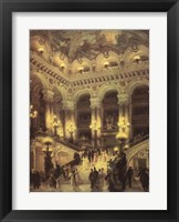 Framed Le Couloir de L'Opera