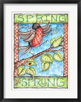Framed Spring has Sprung