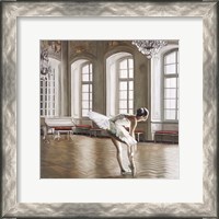 Framed Rehearsing Ballerina