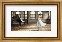 Framed Dim Light Ballerina