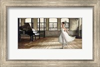 Framed Dim Light Ballerina