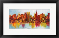 Framed New York Abskyline