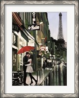 Framed Romance in Paris (Detail)