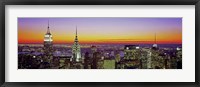 Framed Midtown Manhattan at Sunset, NYC