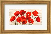 Framed French Poppies