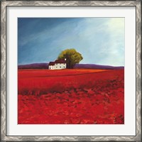 Framed Field of Poppies (Detail)