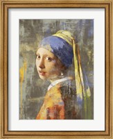 Framed Vermeer's Girl 2.0