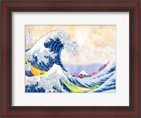 Framed Hokusai's Wave 2.0