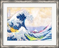 Framed Hokusai's Wave 2.0