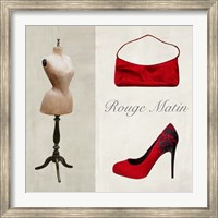 Framed Rouge Matin