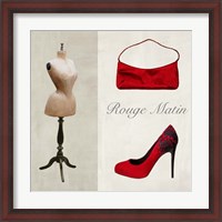 Framed Rouge Matin