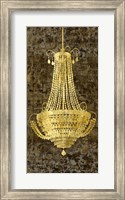 Framed Panneau Chandelier I