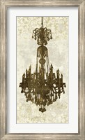 Framed Panneau Chandelier II