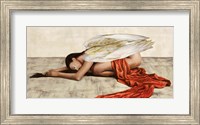 Framed Reclined Angel (Detail)