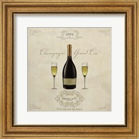 Framed Champagne Grand Cru