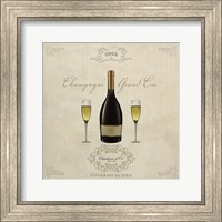 Framed Champagne Grand Cru