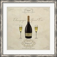 Framed Champagne Grand Cru