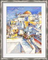 Framed Santorini