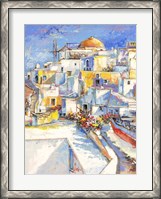 Framed Santorini