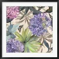 Framed Lilac Hydrangeas