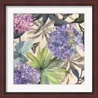 Framed Lilac Hydrangeas