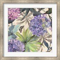 Framed Lilac Hydrangeas