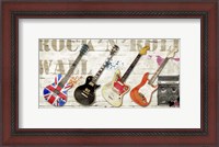 Framed Rock and Roll Wall