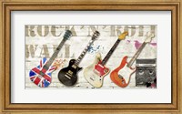 Framed Rock and Roll Wall