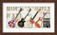Framed Rock and Roll Wall