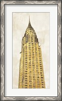 Framed Gilded Skyscraper I