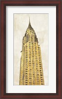 Framed Gilded Skyscraper I