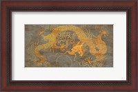Framed Golden Dragon
