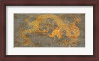Framed Golden Dragon