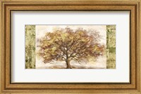 Framed Golden Tree Panel