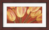 Framed Orange Tulips
