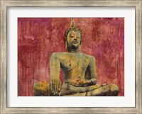 Framed Golden Buddha