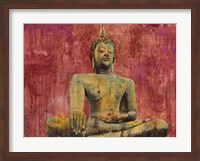 Framed Golden Buddha