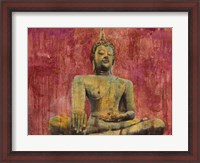 Framed Golden Buddha