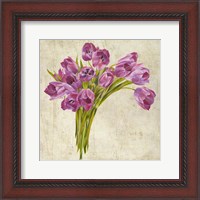 Framed Bouquet de Tulipes