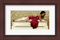Framed Woman in Red