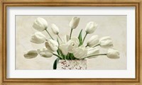 Framed Bouquet Blanc