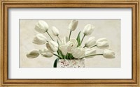 Framed Bouquet Blanc