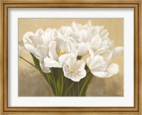 Framed Tulipes Blanches