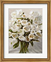 Framed Bouquet Blanc