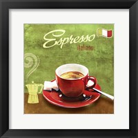 Framed Espresso I