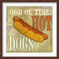 Framed Hot Dog