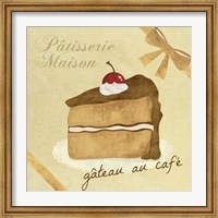 Framed Gateau au Cafe
